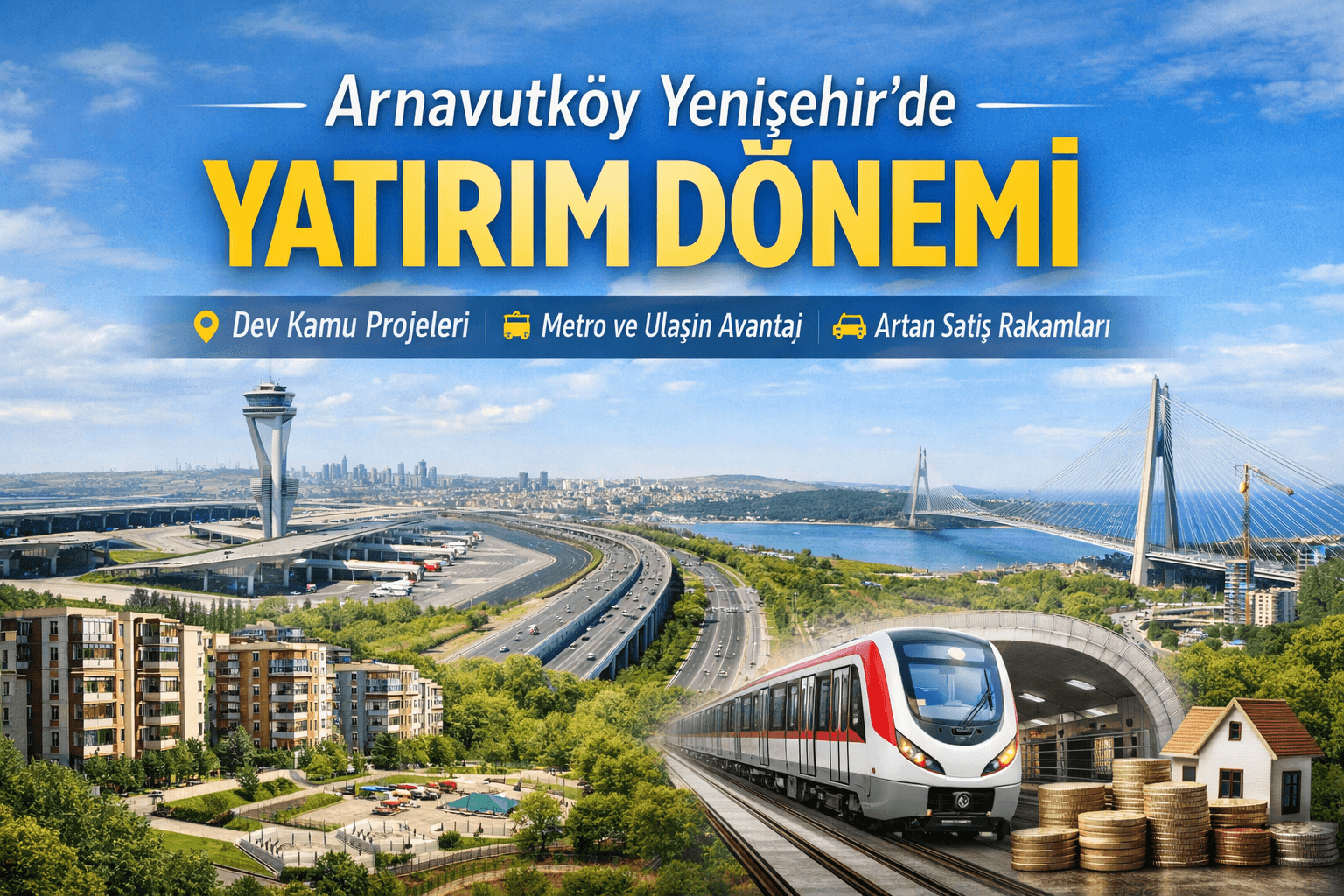 Arnavutköy Yenişehir’de Yatırım Dönemi