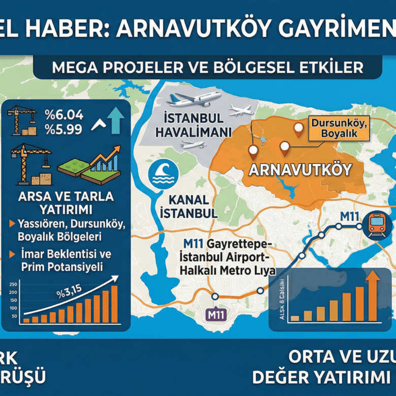 EmlakTürk Özel Haber: Arnavutköy Gayrimenkul Piyasasında Yeni Dönem – Mega Projeler Bölgeyi Nasıl Etkiliyor?